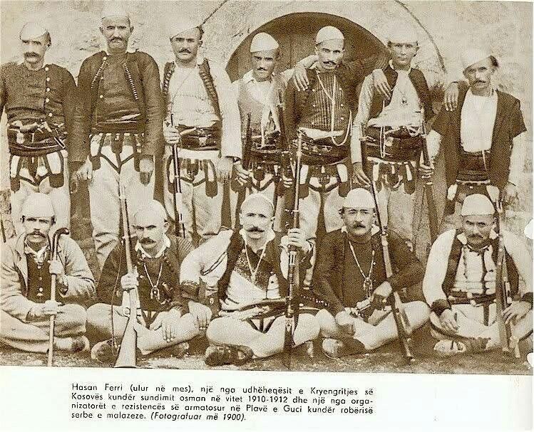 Hasan Ferri and his fighters, 1919-1920.