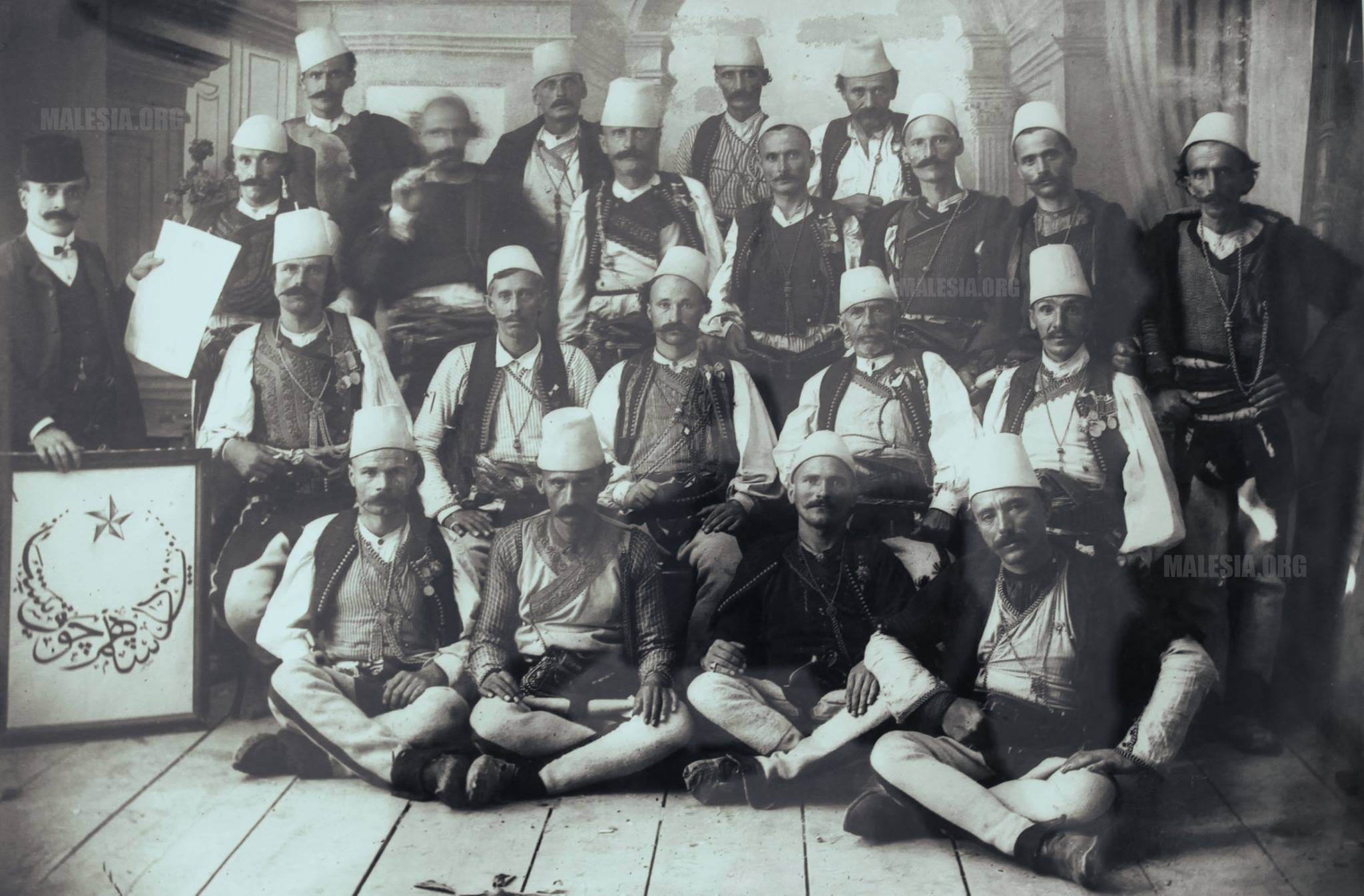 Document: “The Heads of the Malësia Highlands Against the Montenegrin Invasion” from 1912.