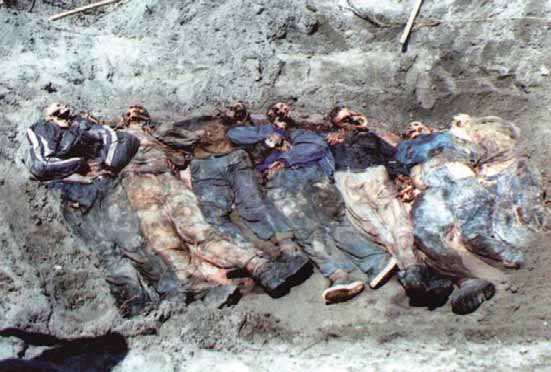 Photos of Albanians killed, tortured and expelled by Serbian military and police in 1989-1999