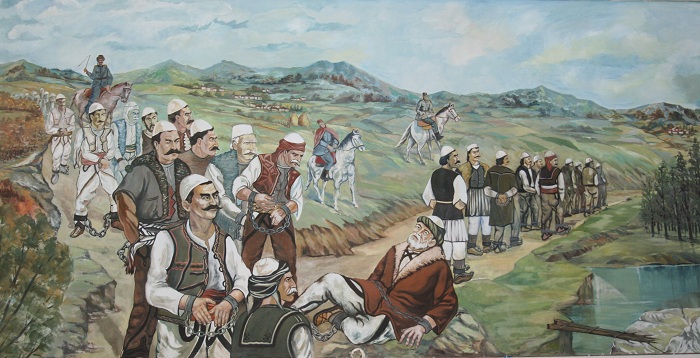 Who were the Albanian slaves?