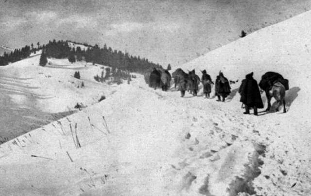 The Serbian “Great Retreat” was full of war crimes and atrocities against Albanians