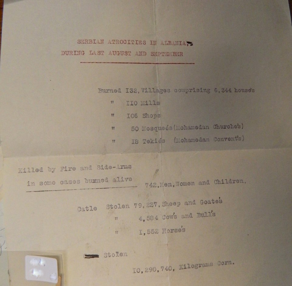 English journalist Daut Dauti: Document of Serbian crimes in Albania in 1913