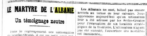 Swiss author writes about Serbian war crimes in Albania in 1913.