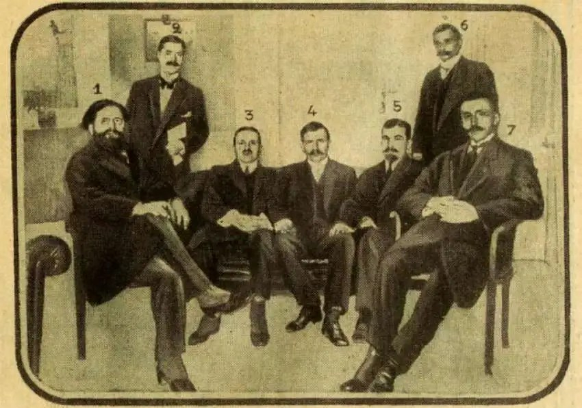 The Albanian Congress in Trieste in 1913 (rare photo)