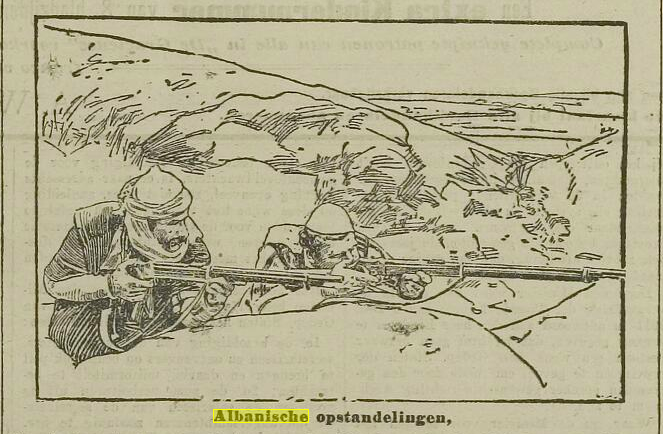 Dutch newspaper in 1913: Serbian atrocities united the Albanians.
