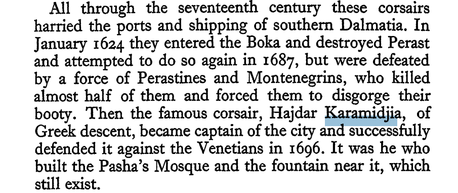 Albanian pirate Lord Hajdar Karamindja  (Hajdar Karamidjia or&nbsp;Karamidžolu)