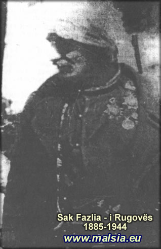 Sak Fazlia of Rugova (1885-1944)
