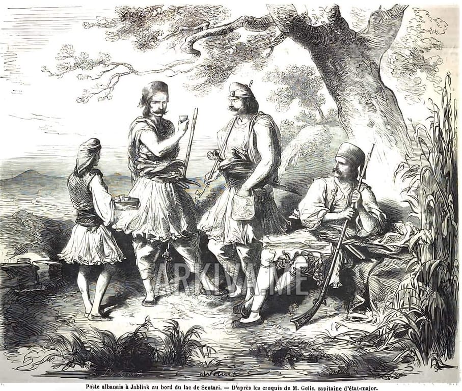 The history of the Albanians of Zhablak (Zabljak) in 1852-1877