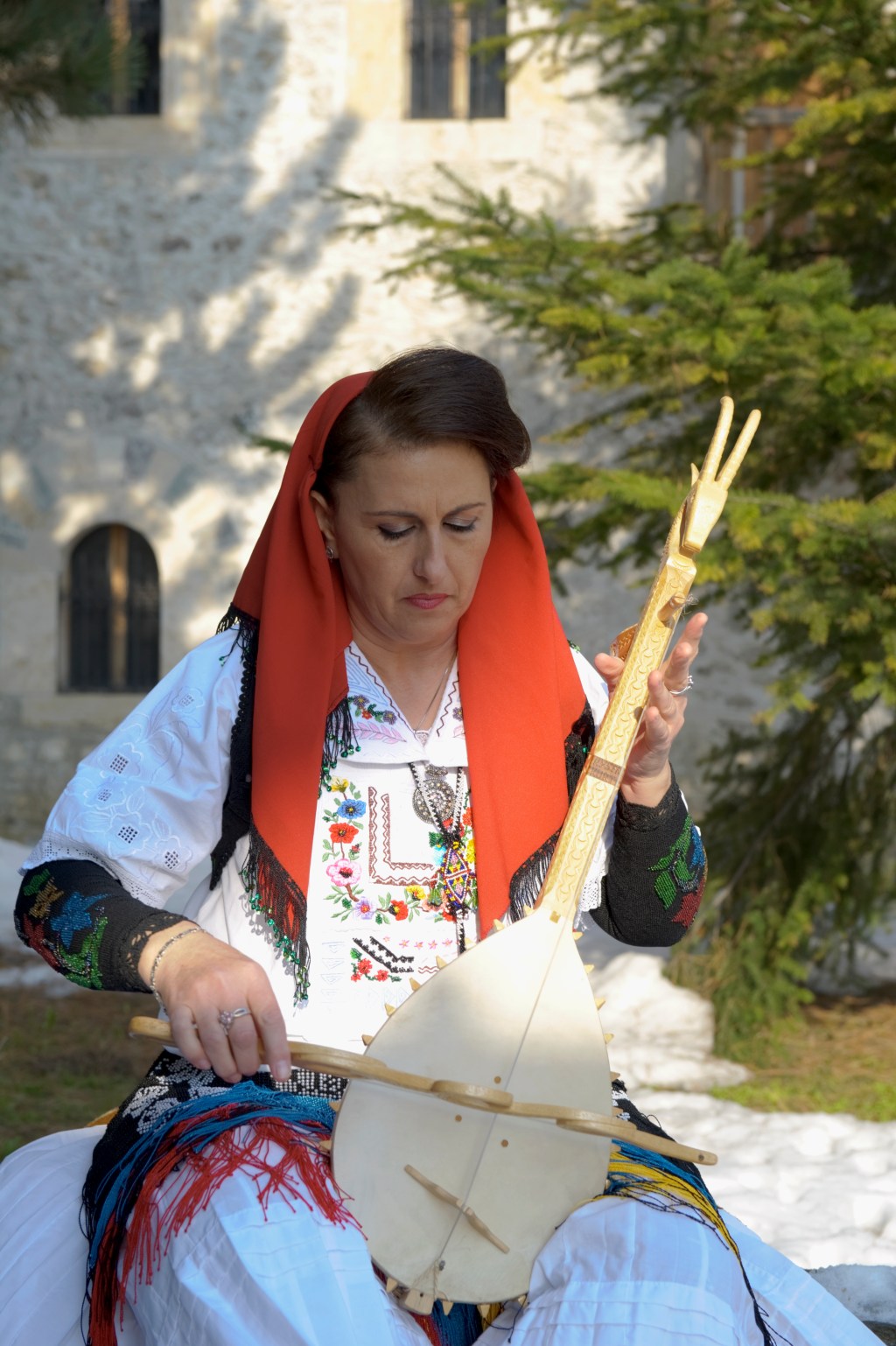 Kade Ahmate (Kadë Ahmatja) – the first recorded female Albanian Lahutar from the 18th&nbsp;century