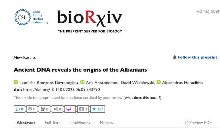 Albanians are one of the oldest groups in the&nbsp;Balkans
