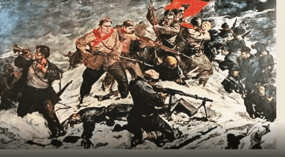 The Battle of Plloçica in 1944 between Albanian patriots and Slavic communists, Chetniks and partisan&nbsp;forces
