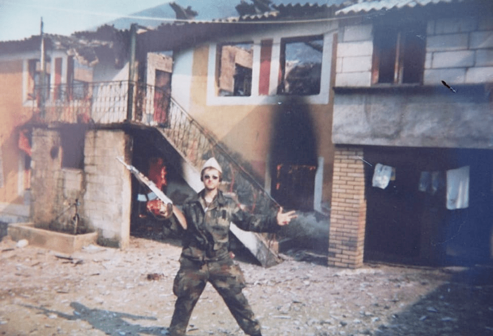 The massacre of Albanians in Tususi by Serbian soldiers in&nbsp;1999