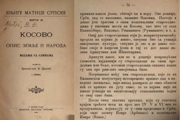 Serbian book: Albanians are&nbsp;Illyrians