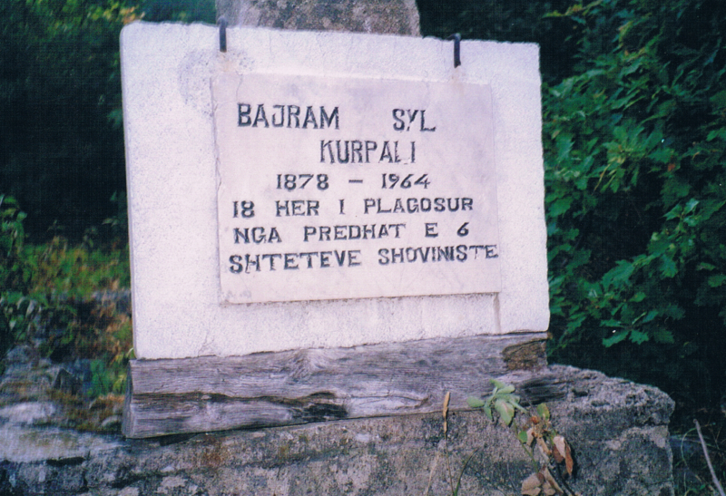 Grave of Bajram Syl Kurpali