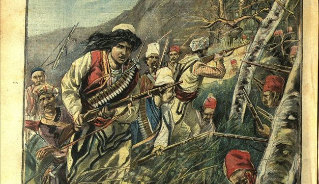 Albanian female warrior Bike Alia (1880-1910) from&nbsp;Rugova