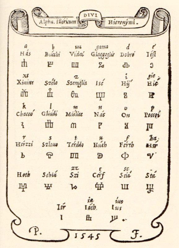 The Illyrian Alphabet by&nbsp;Hieronymus