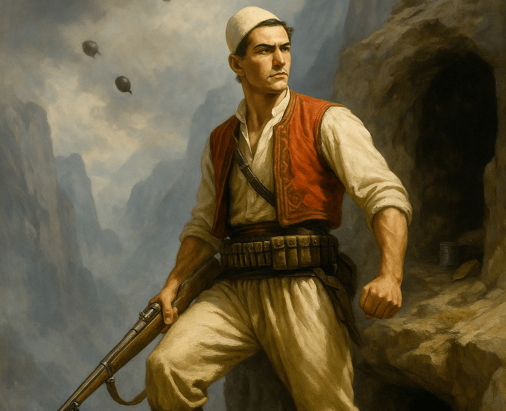 When the Albanian Gani Dauti fought 50 Yugoslav police officers in 1926