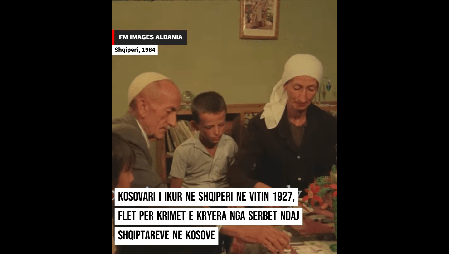 The Serbian massacre of 1927 in Prishtina