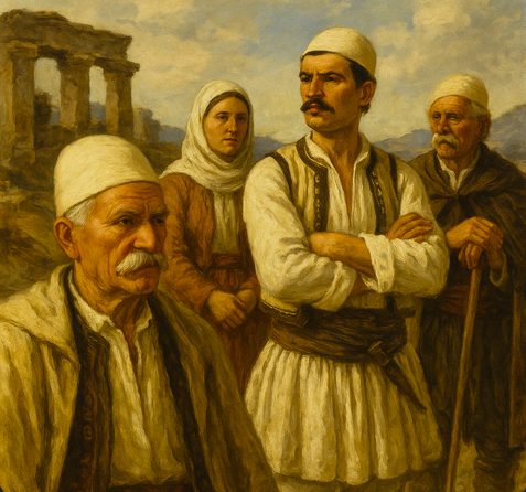 Albanians and Illyrians have lived in the Balkans and Greece for at least 3000 years