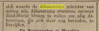 The Albanian uprising against Yugoslavia in 1921