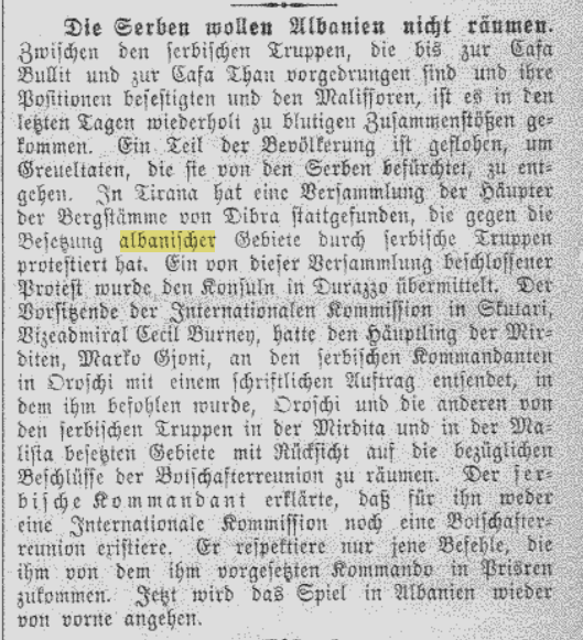 The Serbian disrespect and violation of the International Commission and Ambassadors Reunion in&nbsp;1913