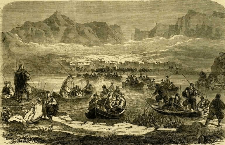 Hungarian newspaper from 1862: the Montenegrin thieves attacking the Albanians of Muriqi and&nbsp;Shestan