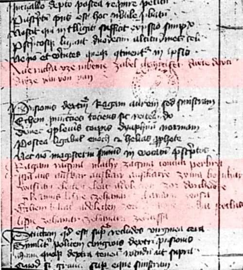The oldest Albanian maunscript from 1332
