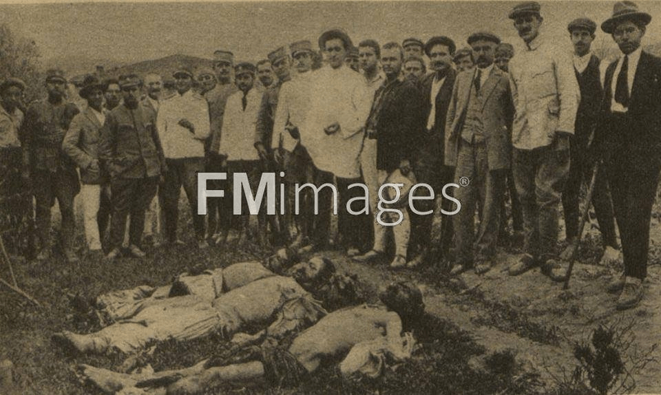 Kosovo, 1927: A disturbing photo of Albanians killed by&nbsp;Serbs.