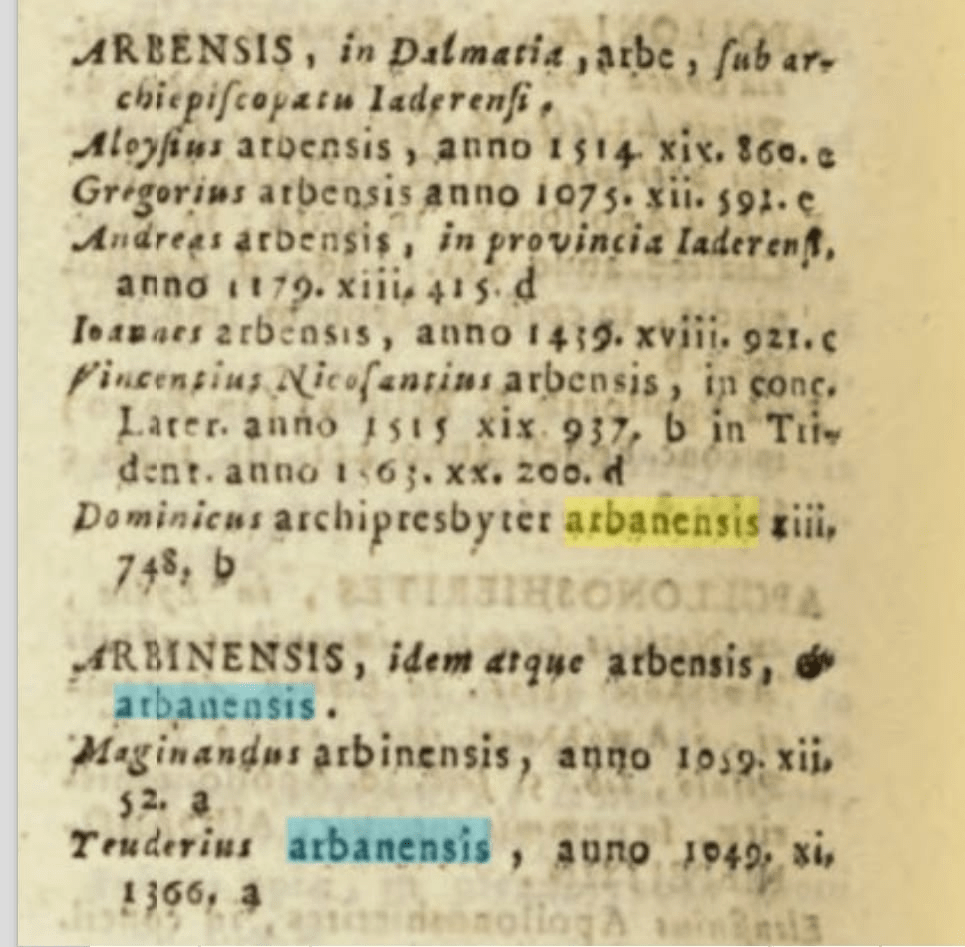 Early Medieval Albanian Clerics and Scholars from Arba (Arbensis / Arbanensis /&nbsp;Arbinensis)