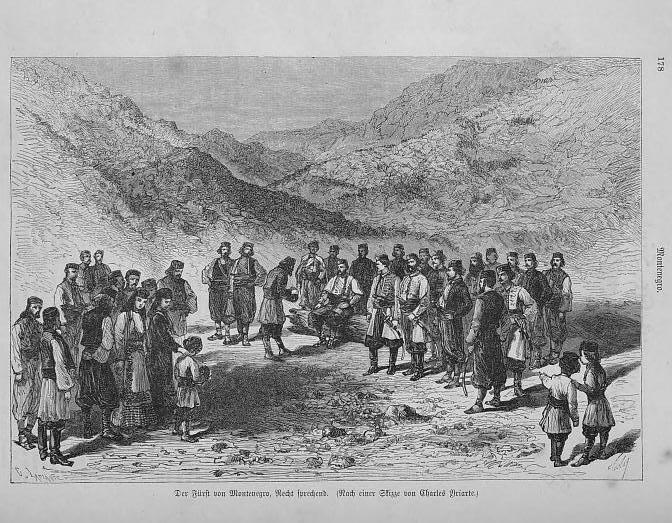 The Montenegrin defeat at Gerlitschi, Glavizza, Orjaluka and Zagarac against the Albanians of Shkodër in&nbsp;1862
