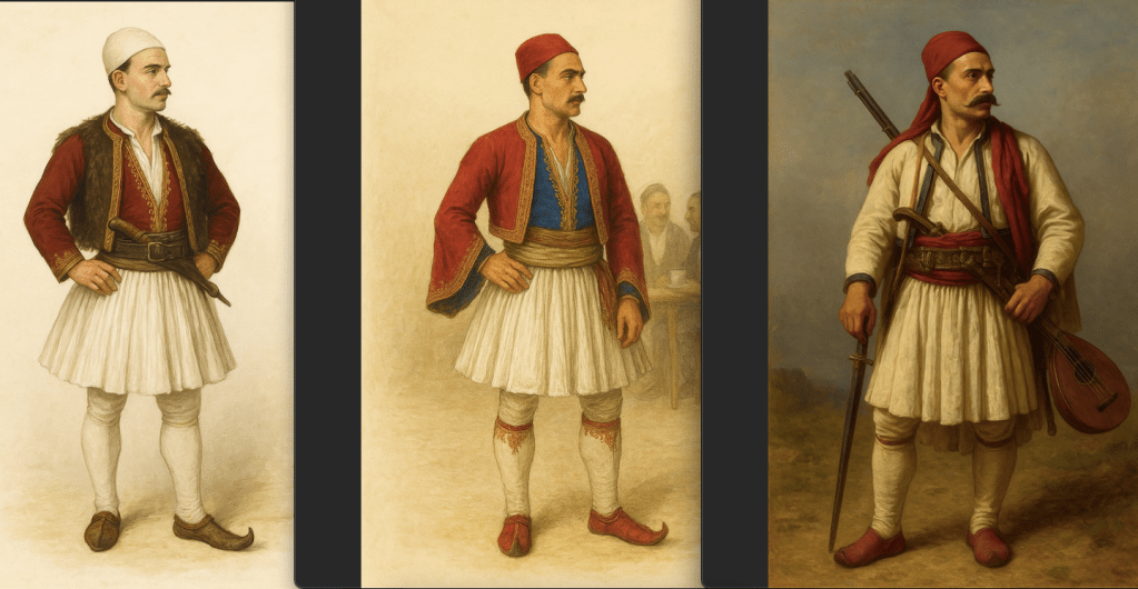 Albanian traditional dresses and costumes&nbsp;(1827-1897)