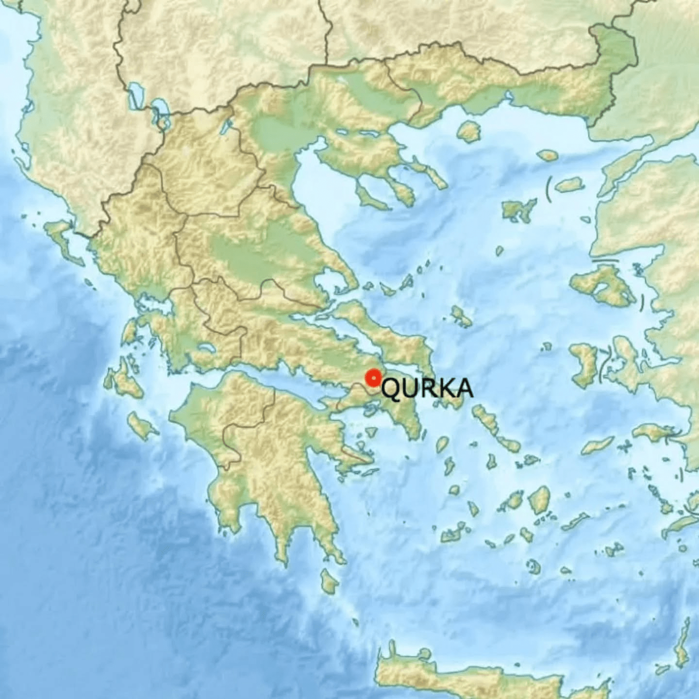 The Albanian village Qurka (Κιούρκα) today renamed to Afídnes (Αφίδνες)
