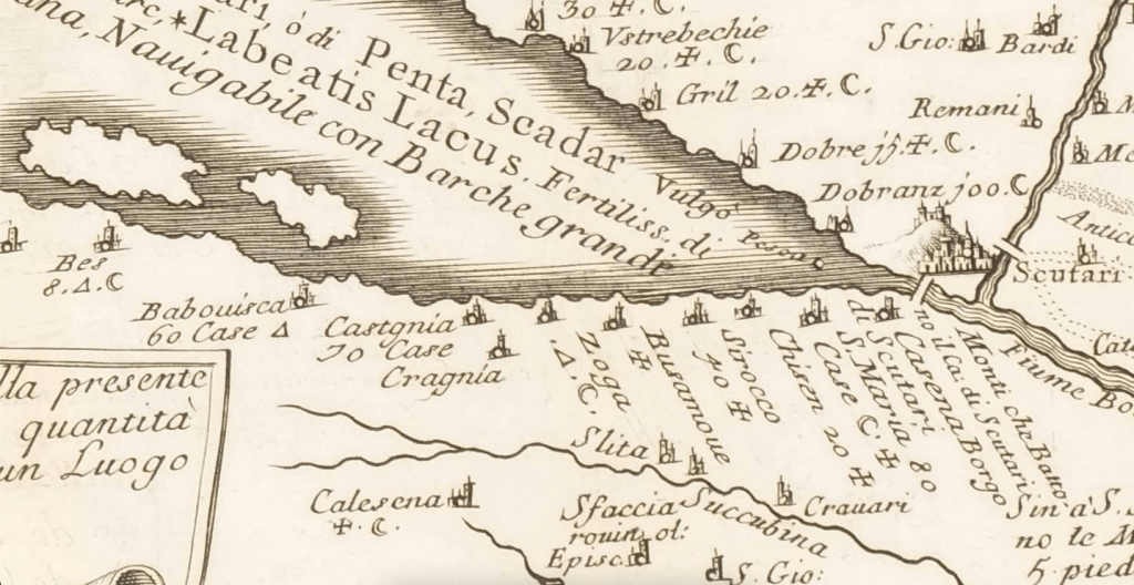 A report of Albanian villages and churches of Krajë and Tivari in&nbsp;1694