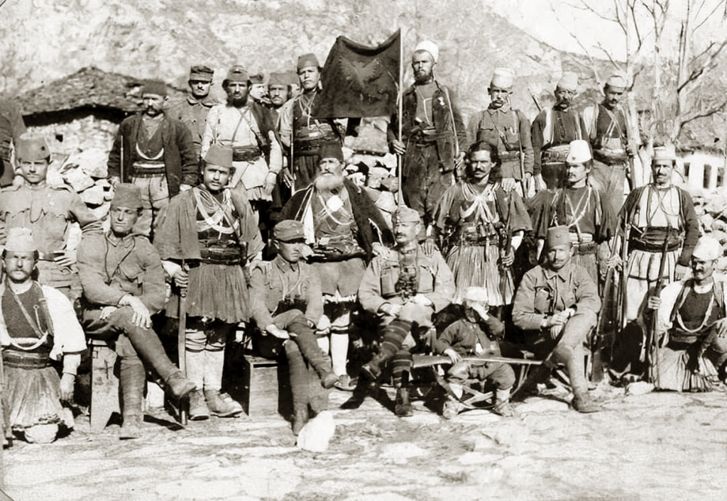 Albanian Kajo Babjens platoon with Austro-Hungarian troops&nbsp;(1915-1917)