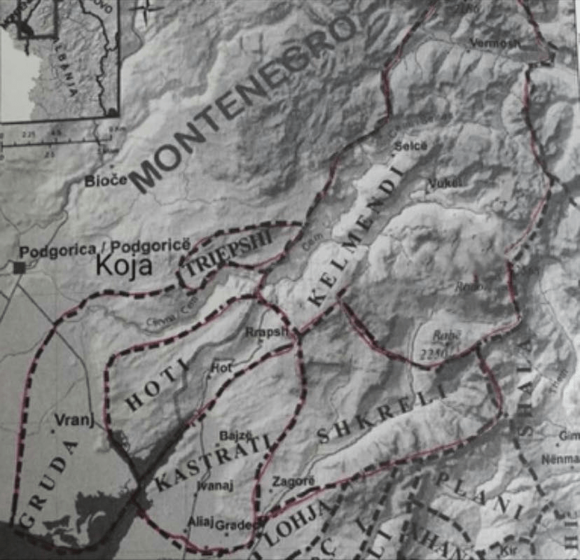 The Albanian Hoti tribe according to Franc Nopca