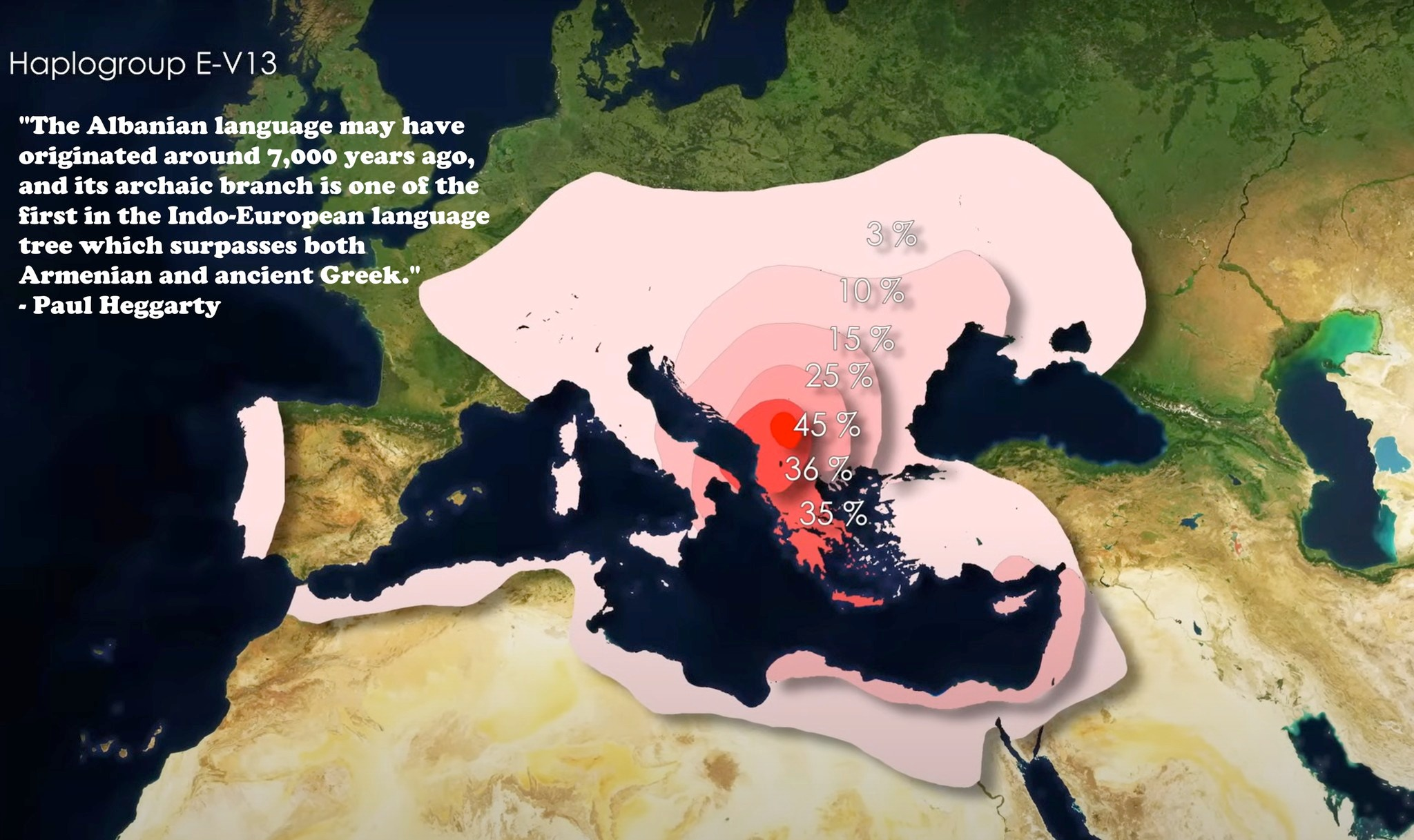 The Albanian language is 7,000 – 10,000 years old