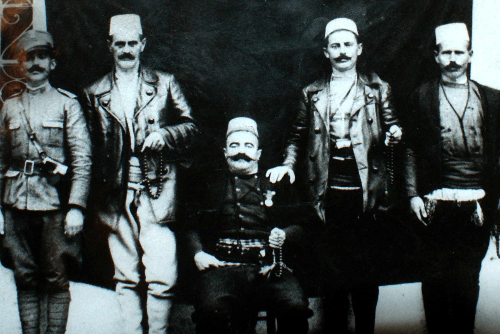 Albanian hero Murat Kaloshi (b. 1880) from Dibra