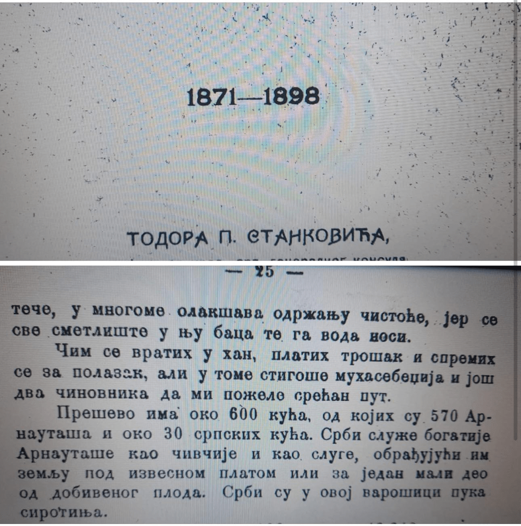 When Serbs worked the lands for rich Albanians in Preshevë in&nbsp;1871