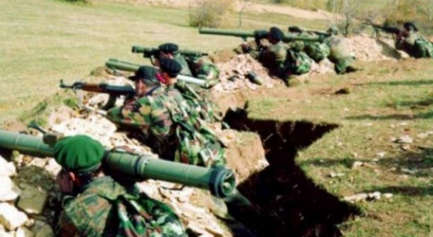 When the militarily superior Serbia was defeated by the small KLA Albanian guerilla (UÇK) on June 6, 1999