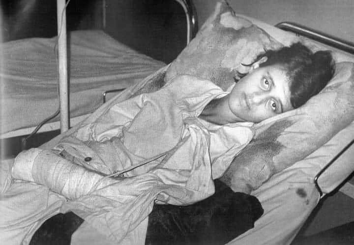 When Serbian troops massacred 8 members of Saranda Bogujevci's family and fired 16 bullets at her in 1999