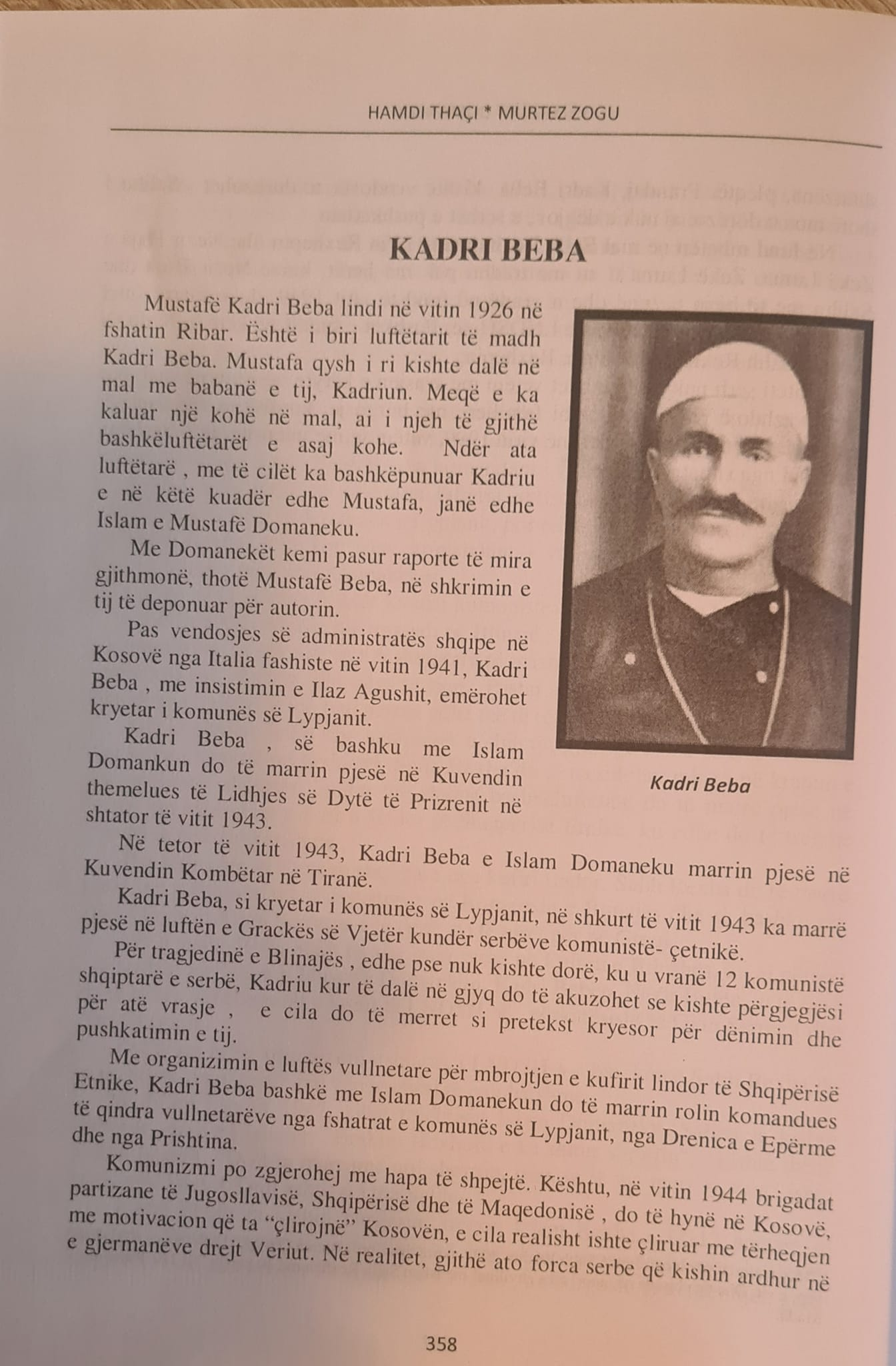 The history of the Albanian Domaneku family