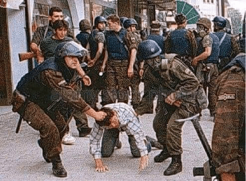The Gostivar Tragedy of July 9, 1997 where 3 Albanians were killed and 135 were injured by Macedonian police