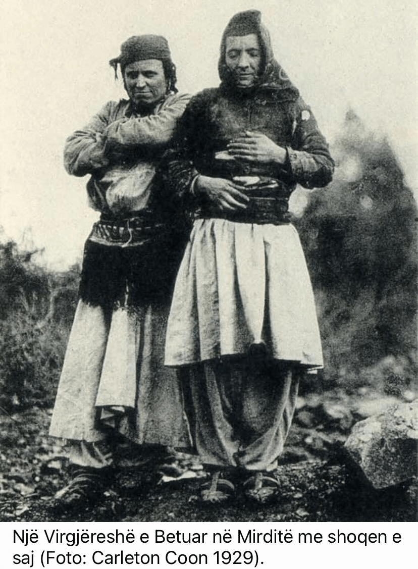 Sworn Virgins and the Virgins Vow: Albanian women who become Men