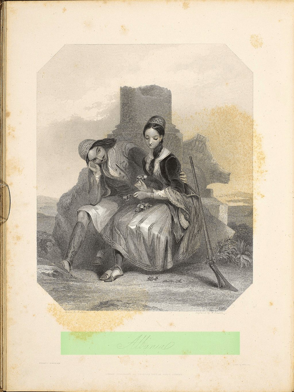 ALBANIAN LOVE LETTER, 1843