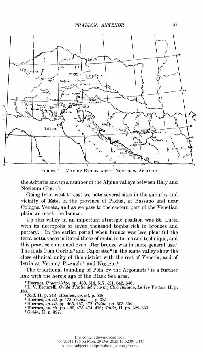 The Tradition of Antenor and its historical possibility