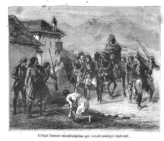 7,500 Albanians died or fled from Tivari (Antivari) when Montenegrins attacked in&nbsp;1876