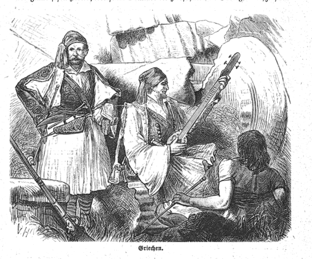 Historical documentation states that the Greeks received their national dress and Fustanella from the Albanians