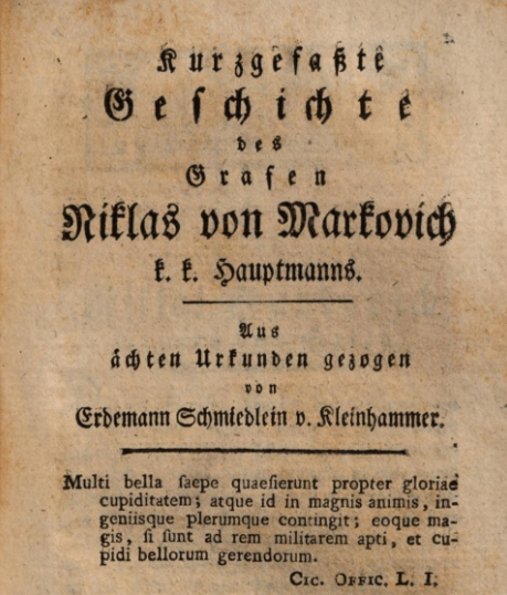 The House of Spiç (Spizza) and the Markovic (Markaj)&nbsp;family