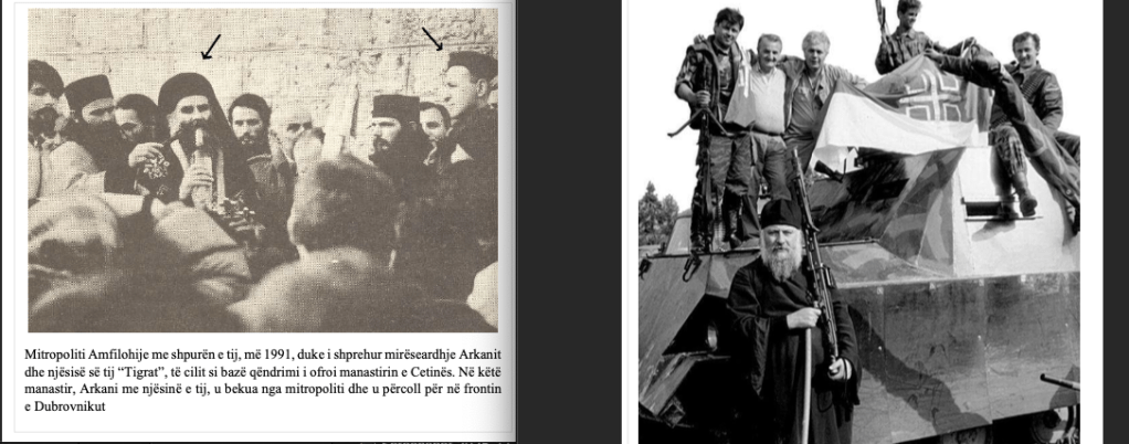 Serbian Orthodox priests and Serbian War Criminals