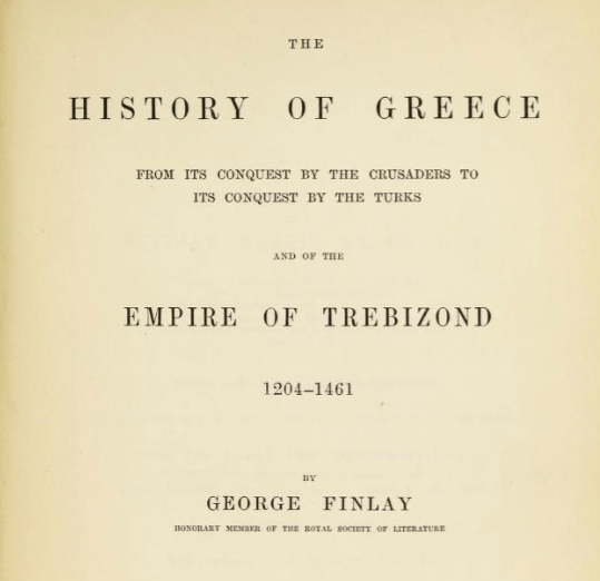 George Finlay in 1851: Albanian Arvanites form the bulf of the Greek nation